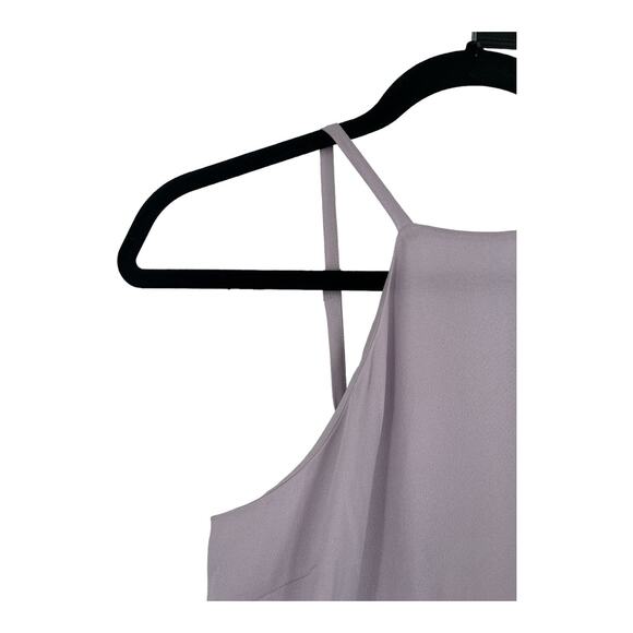 Ted Baker dress Camylie  Lace Inset Halter Neck midi light purple size 0 (US 2) - Picture 3 of 8